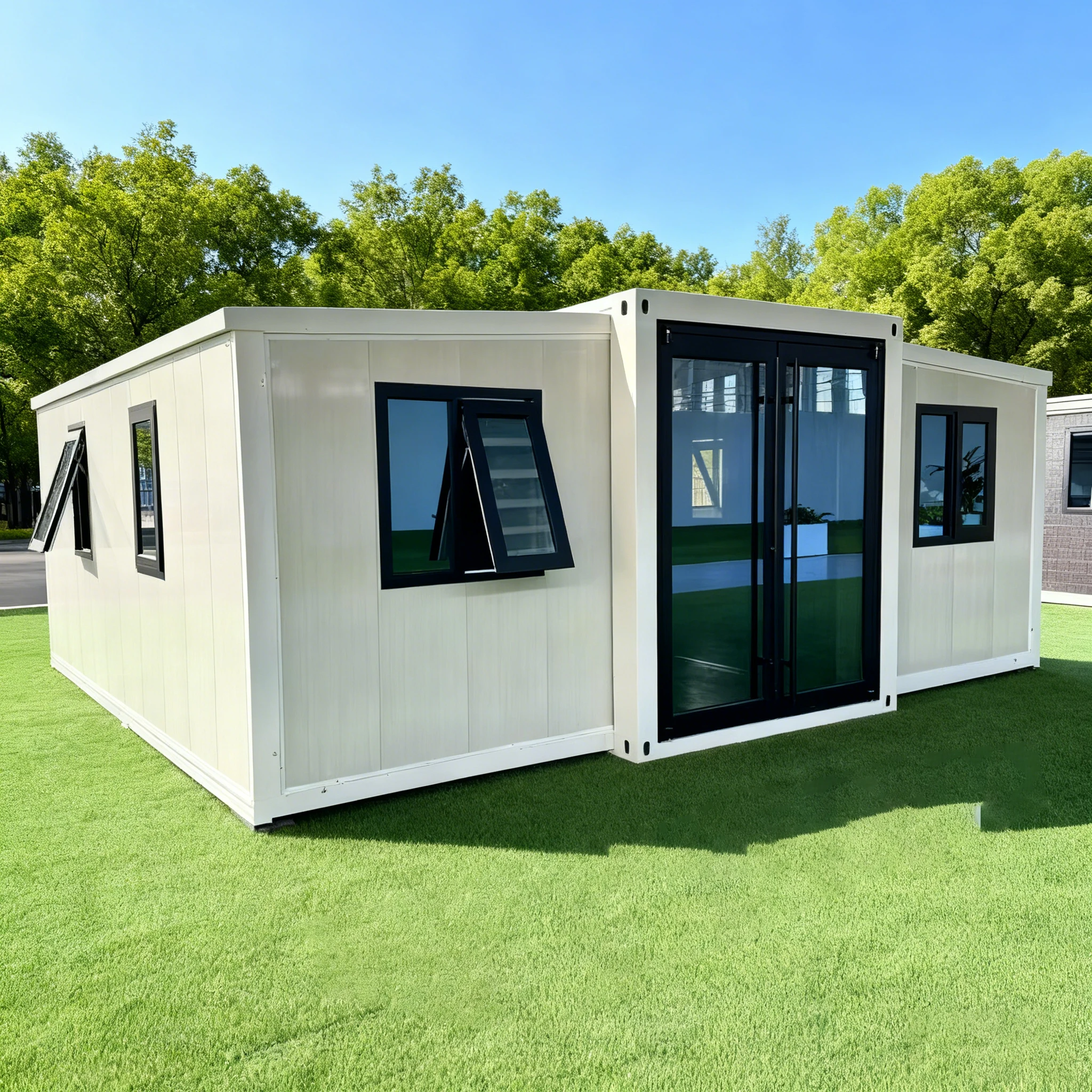 Expandable Prefab Steel Container House Mobile Home Office Kitchen Bedroom Dormitories Building Waterproof