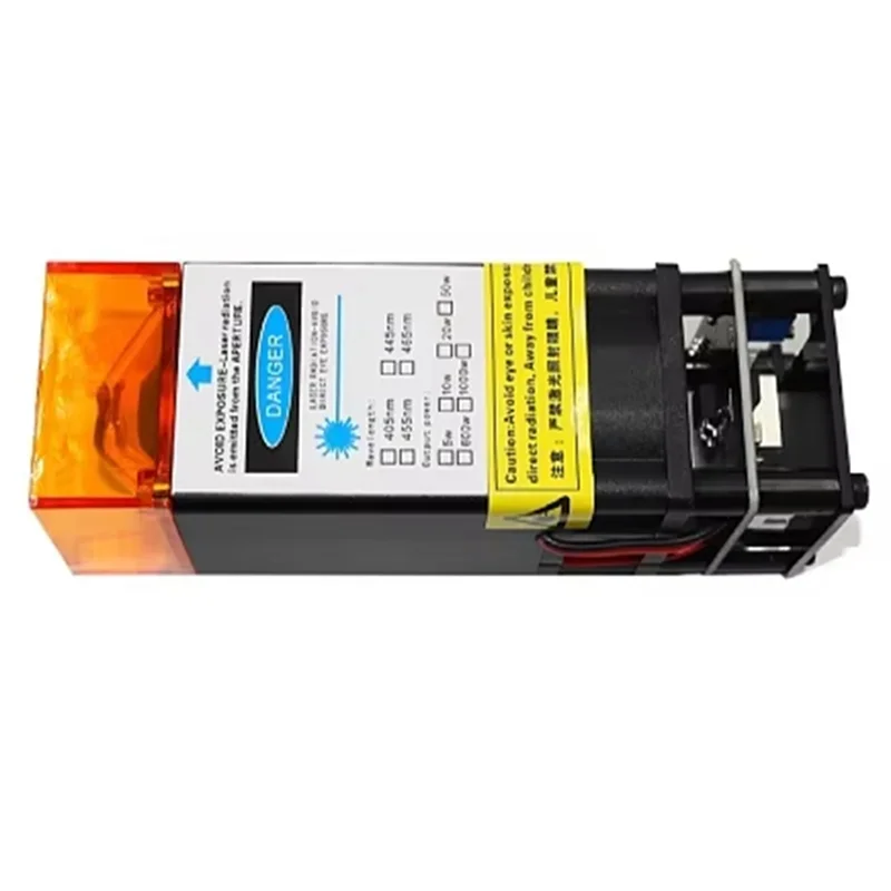 

ABJI-450Nm-455Nm 5W Fixed Focus Laser Engraving Cutting Module 12V PWM Modulation 5Mm Wood Board