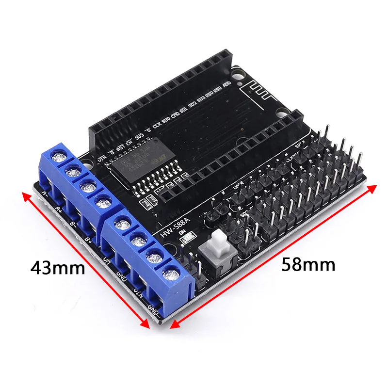 ESP8266 WiFi Motor Drive Expansion Board L293D ESP12E Lua Internet of Things