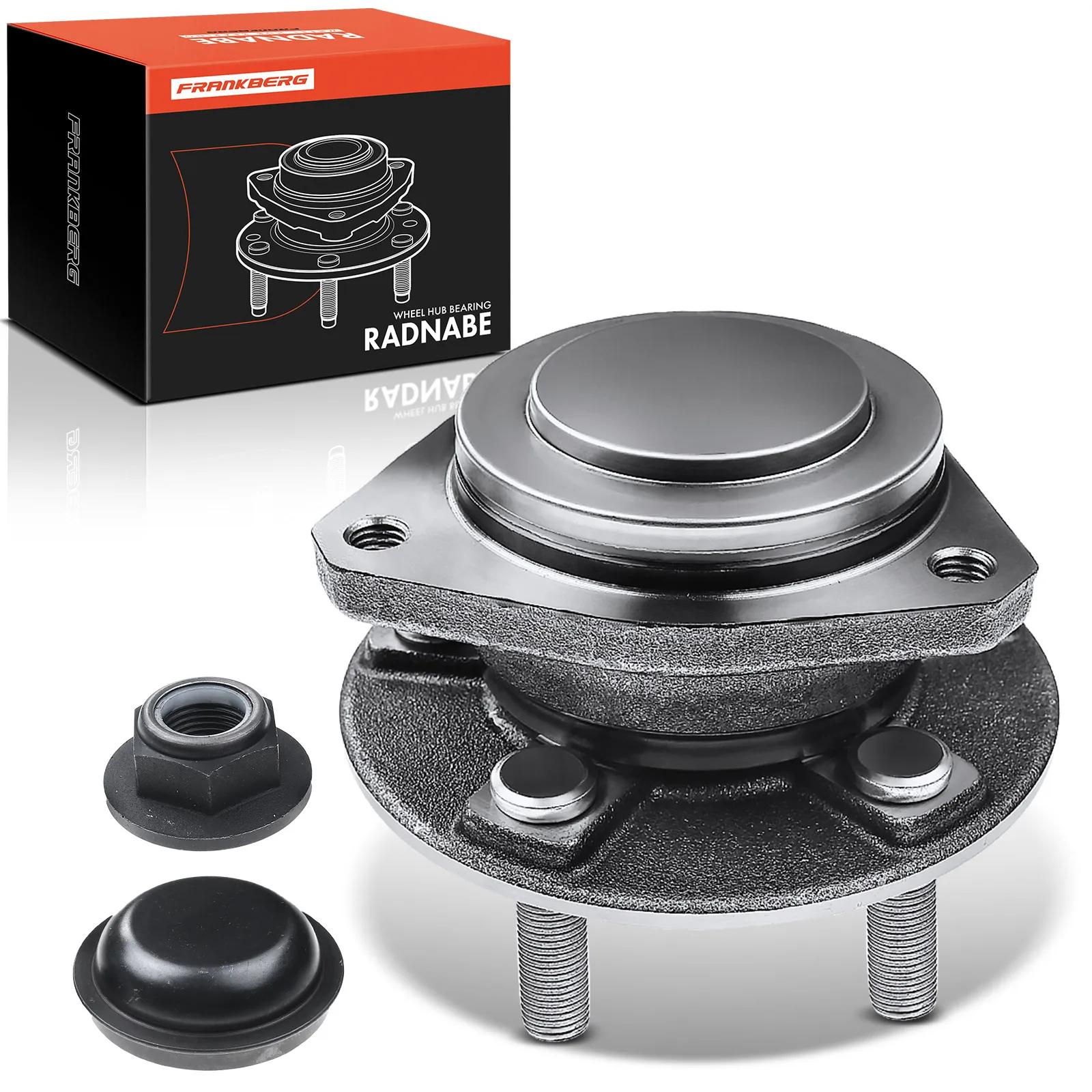 Frankberg 1x Radnabe Radlagersatz Vorderachse beidseitig für Chrysler 300 C Dodge Challenger Coupe Charger Lancia Thema 513325