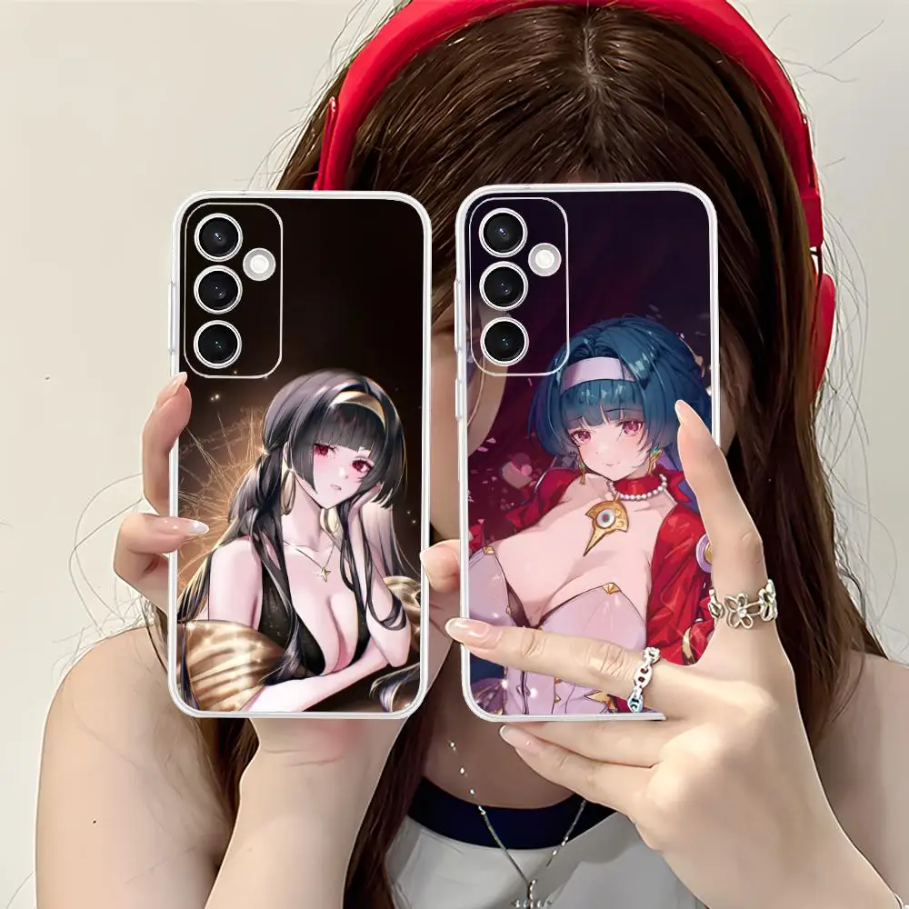 เคสโทรศัพท์ Zenless Zone Zero Astra Yao สำหรับ Samsung Galaxy S25 S24 S23 S22 S21Plus FE Ultra ใส สีสันสดใส ป้องกันอย่างดี สวยงาม