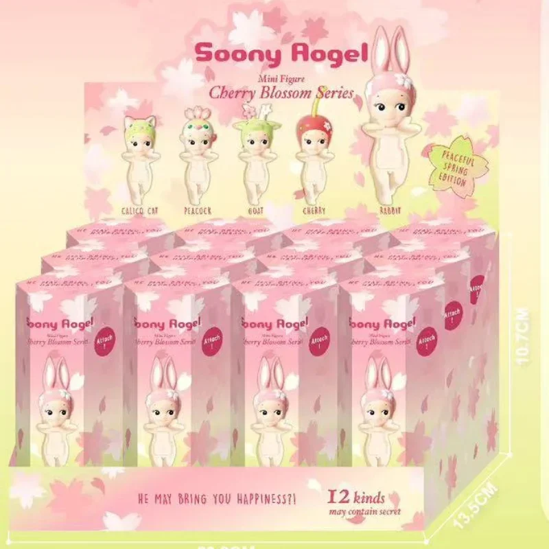 Sonny Angel Cherry Blossom Spring Series Blind Box Surprise Box Limited Edition Handgefertigte Puppe Desktop-Telefon dekorieren süßes Kinderspielzeug