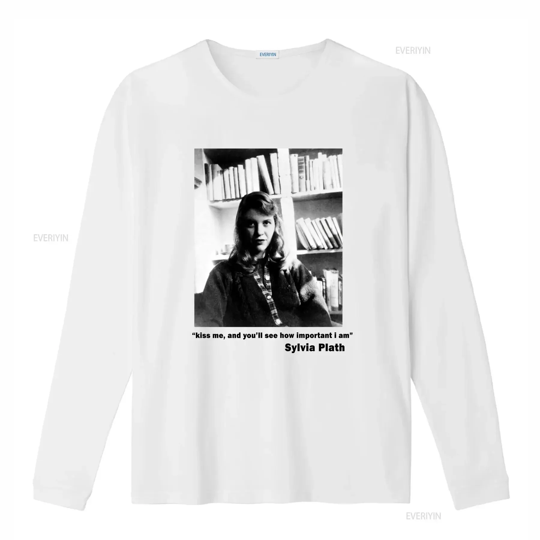 Vintage santa monica sylvia plath T Shirt Size S M L XL 2XL vintage Washed homme Stretched designer clothes fashion Slightly