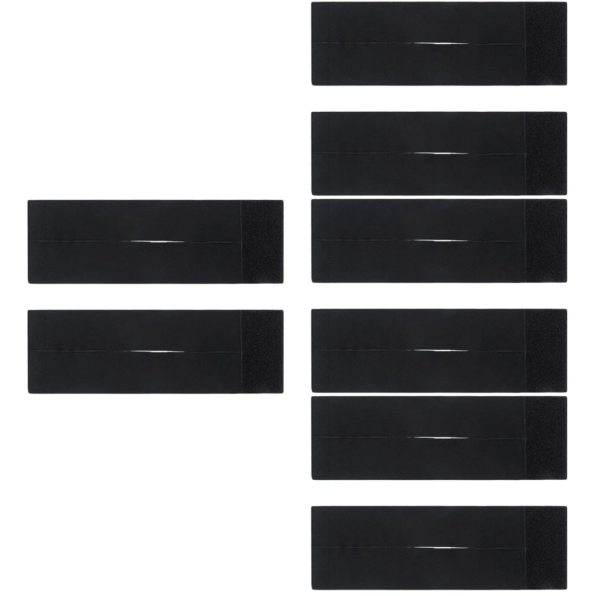 

Set of 4 Baseball Glove Strap Protectors Gloves Black Catcher Band Polyester Women's