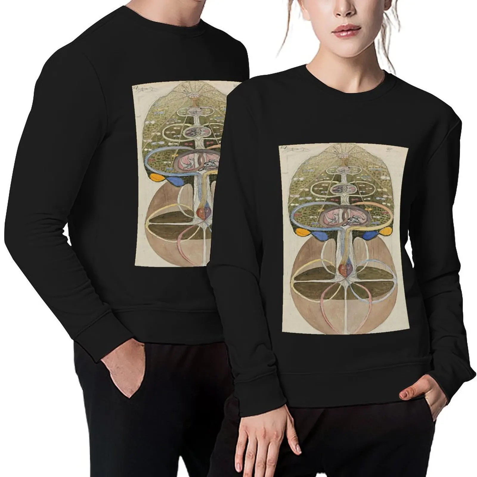 

Hilma af Klint Tree of Knowledge No. 1 (1913) Pullover anime clothes tracksuit men autumn japanese style new in sweatshirts