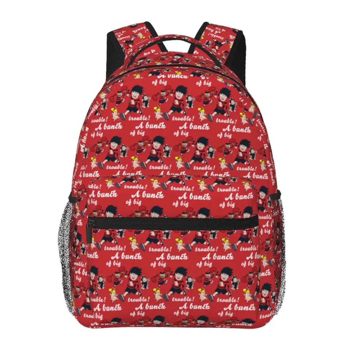 

Dennis And Gnasher Essential T-shirt Backpack Student Boys Girls BookBag Kids School Bag Laptop Shoulder Bags for Men Women