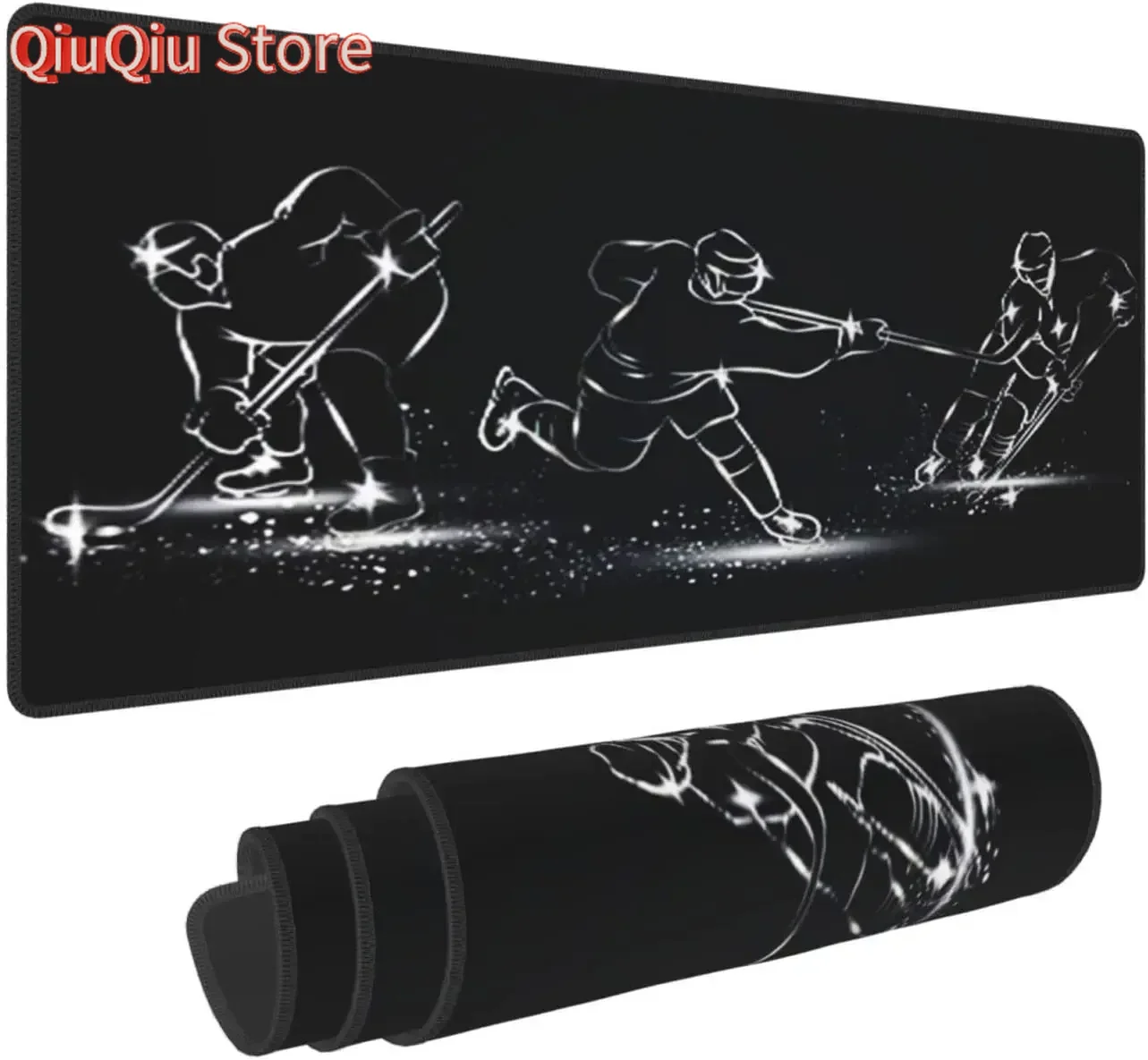 Ice hockey Gaming Mouse Pad Small Gamer Professional E-Sports Mice Mat New High Elastic Non-slip Rubber Bottom Premium Pads