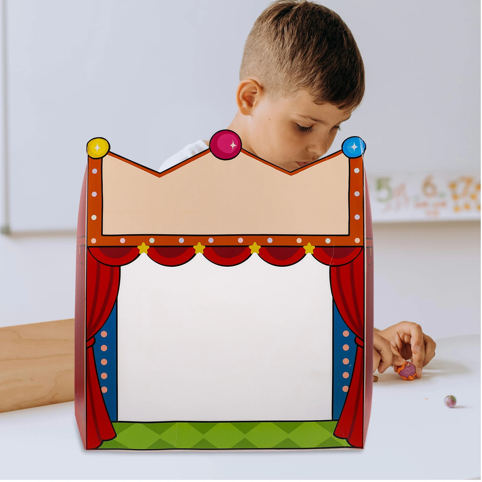 1 Set Finger Family Puppets Set For Kids Show Theater Shadow Puppet Craft Shadow Theater Puppet Making Kit Kids Stage