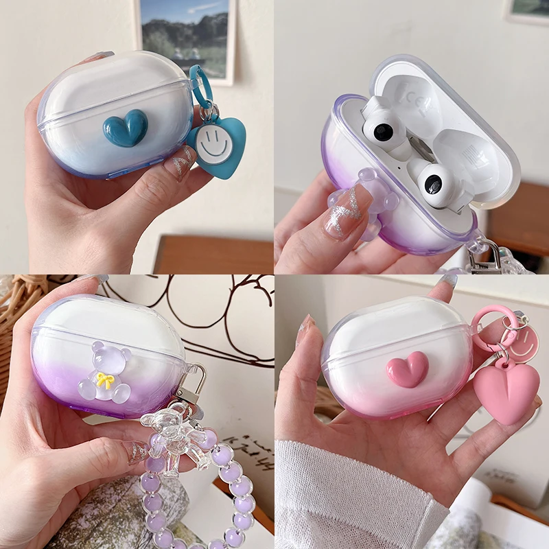 Cute DIY Pro4 Cover for Huawei Freebuds Pro 4 Case Protective Decoration Cover for Free Buds Case for Huawei Earbuds Funda Box