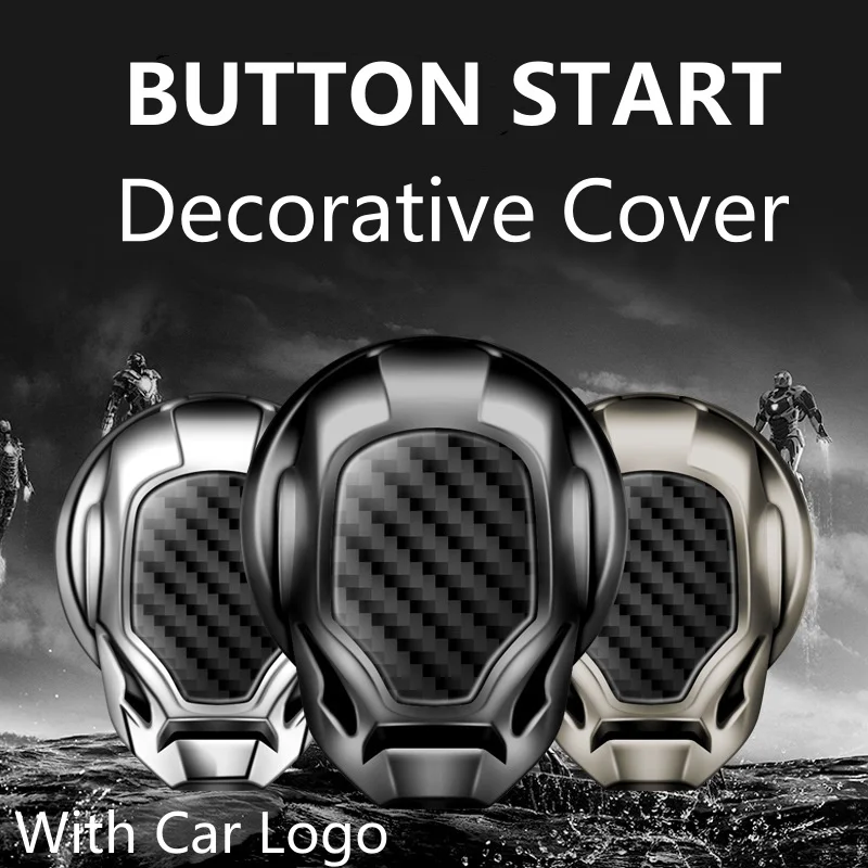 Car Engine BUTTON START Universal Engine Ignition Start Stop Switch Decorative Push Button Cover Flip Up Lid Car Styling