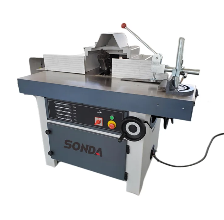 

Woodworking Moulder Spindle Shaper With Sliding Table Wood Feeder Vertical Shaft Milling Hine