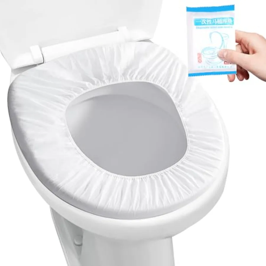 

Quality Disposable Toilet Seat Covers Non-Slip Easy-to-Use, Portable Travel Toilet Seat Mats Pads for Public Toilets Hospital H
