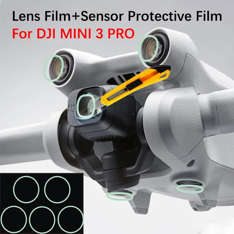 For DJI MINI 3 PRO Drone Gimbal Camera Lens Sensor Protective Film Motor Guard Cover Dust-proof Scratch Resistant Accessories