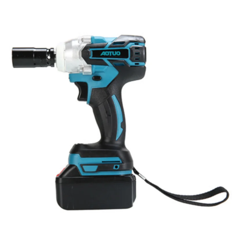 21V Electric Brushless Impact Wrench Cordless 1/2 Socket Spanner Rechargeable Power Tools Impact Electric Wrench