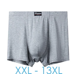 Boxer masculino de tamanho grande, roupa interior extragrande, calcinha solta, cuecas plus size, 10XL 11XL 12XL 13XL