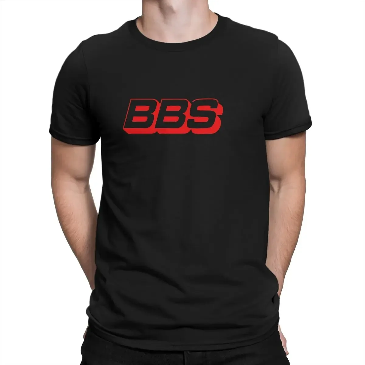 Summer Fashion New Product BBS Motorcycle Racing Printed Cotton T-shirt Men's Birthday Commemorative T-shirt Gift Short Sleeve