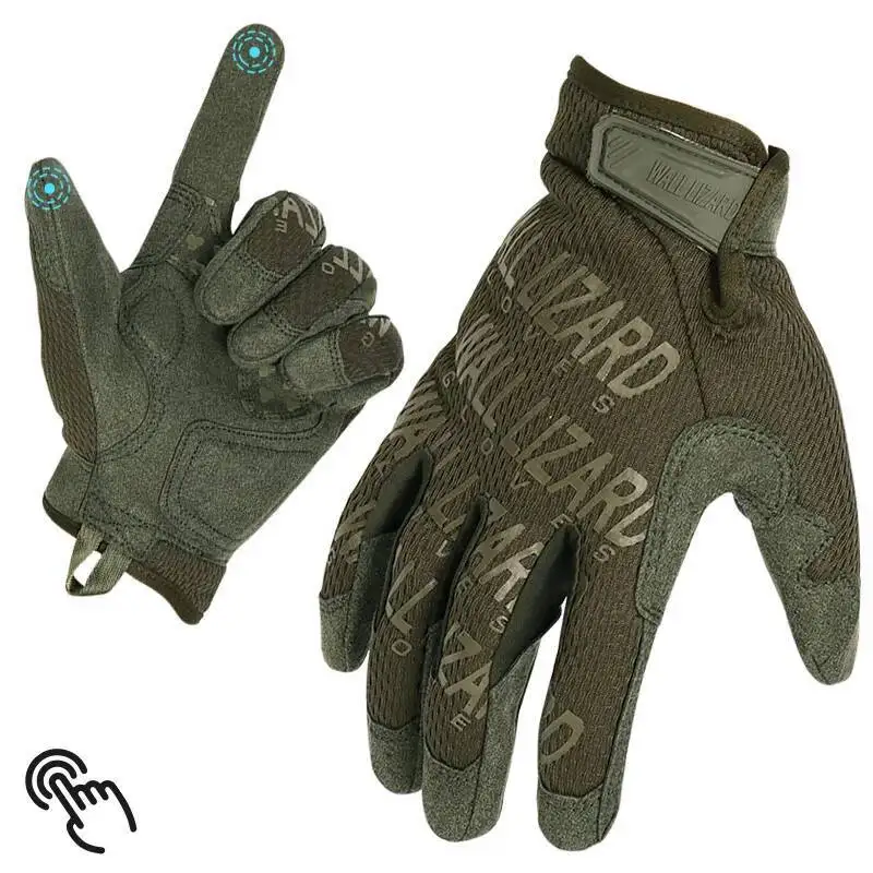 

Tactical Training Outdoor Hiking Riding Motorcycle Full Finger Touchscreen Gloves Anti Skid Mittens