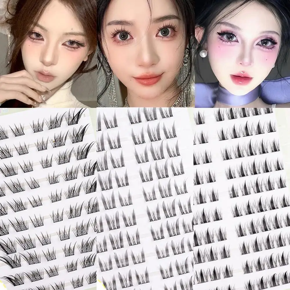 

Glue-Free Eyelashes Mix Clusters Eyelash Segmented Lash Extension Self-adhesive Lash Fluffy Curling Supplies DIY Eye Cosmetics