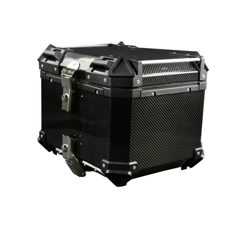 100L Multi Aluminium Alloy Top Box Trunk Off Road Motorcycle Tail Box Food Delivery  with Side Box Set Motorcycle