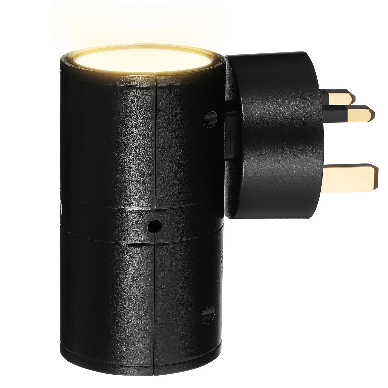 

Night Light Black, Plug-In Led Sensor Light Adjustable Brightness, Soft Glow For Bedroom Hallway Kitchen Staircase, Modern