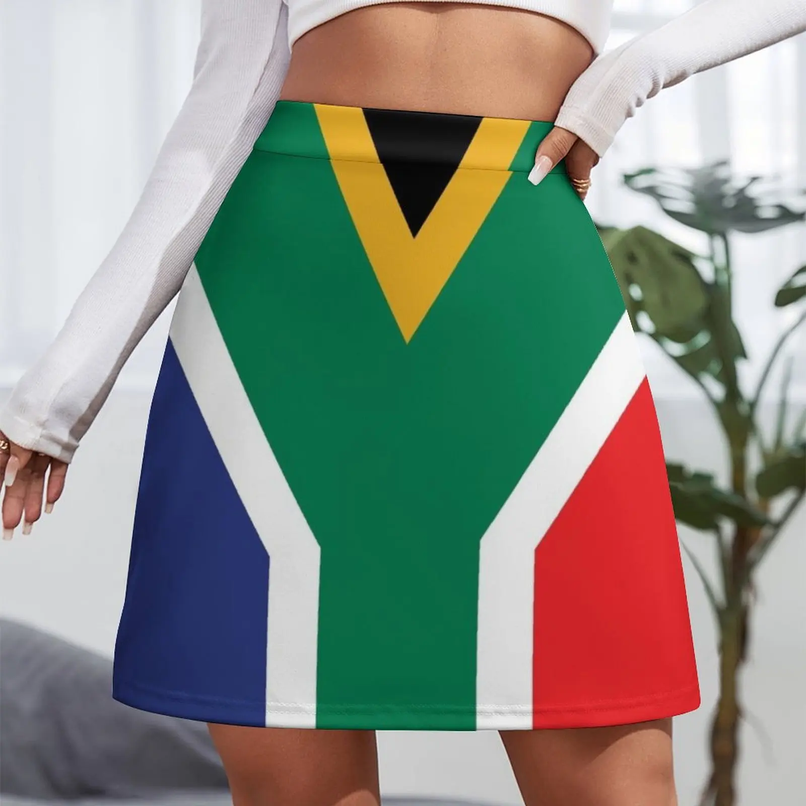 Bandera de Sudáfrica [Roufxis-Rb] Minifalda Ropa de mujer faldas verano 2025 mujer Minifalda