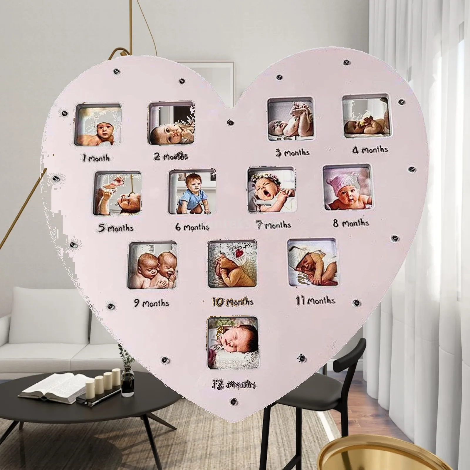 Creative My First Year Picture frames 12 Month Frame for Birthday Baby Shower