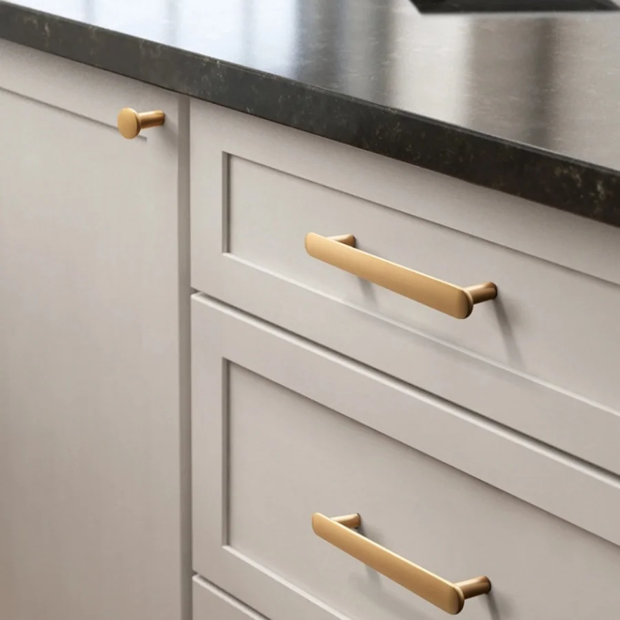 Maniglie solide minimaliste per armadietti, cassettiere, maniglie per porte dell'armadio, pomelli per cassetti dell'armadio, ferramenta per mobili da cucina