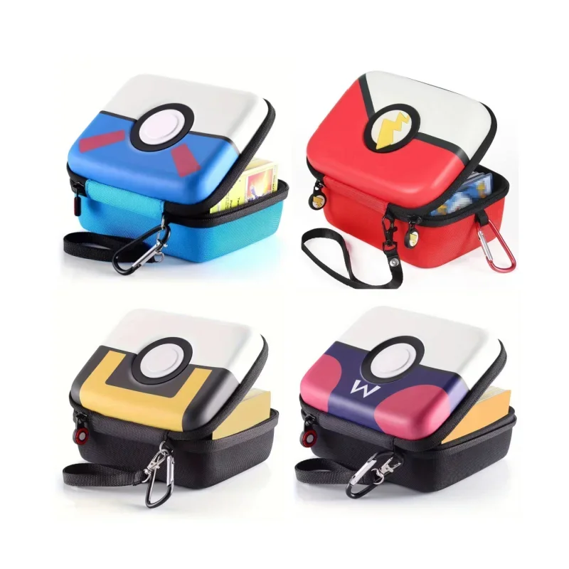 400Pcs Pokemon Game Cards Capacity Cards Holder Album Hard Case Card Holder Book Earphone Storage Box Christmas Gifts - view 2
