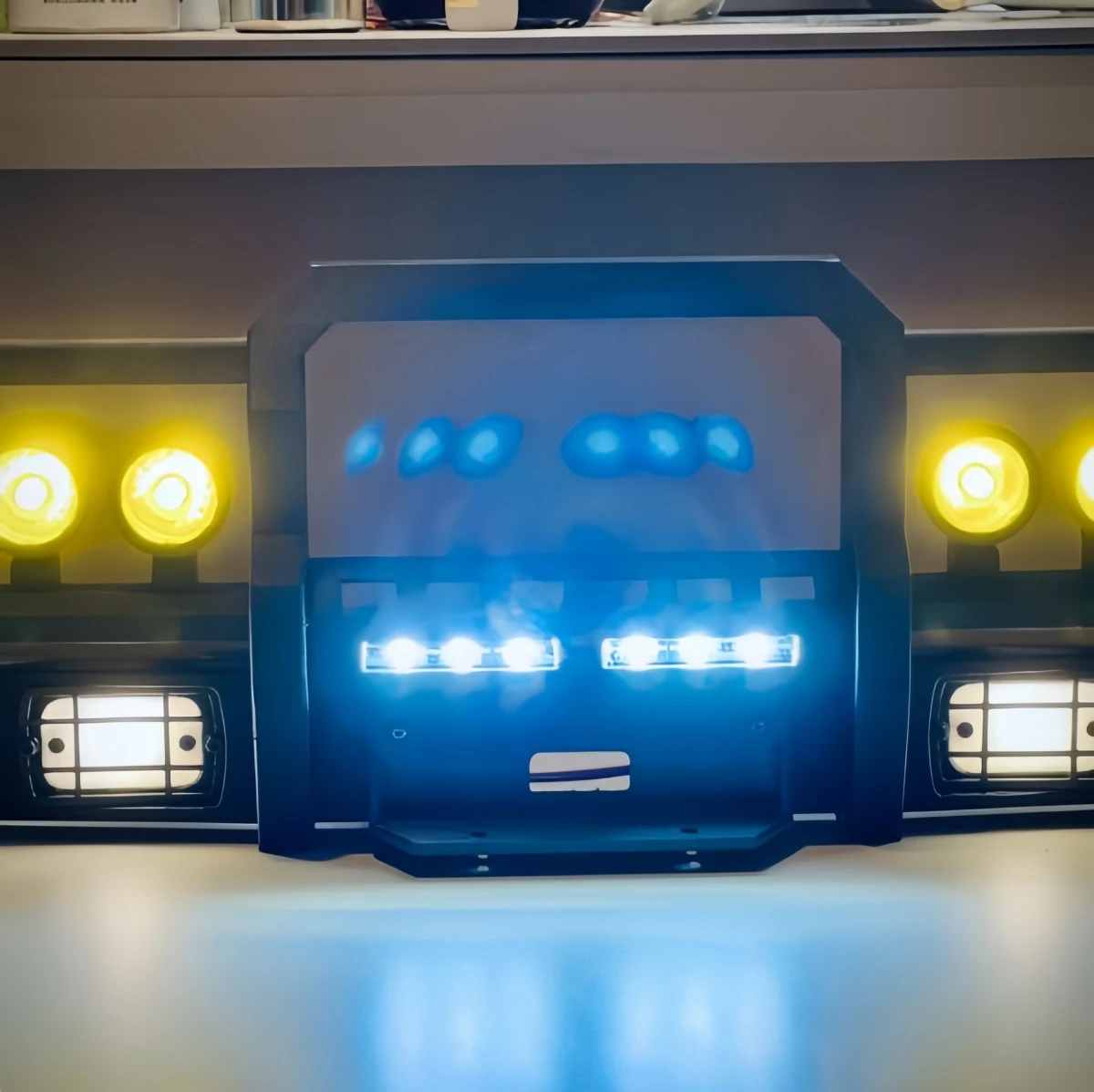 1/6 Scale LED Front Bumper for CROSSRC Brontosaurus Stegosaurus Dinosaur RC Off-Road Climbing Car