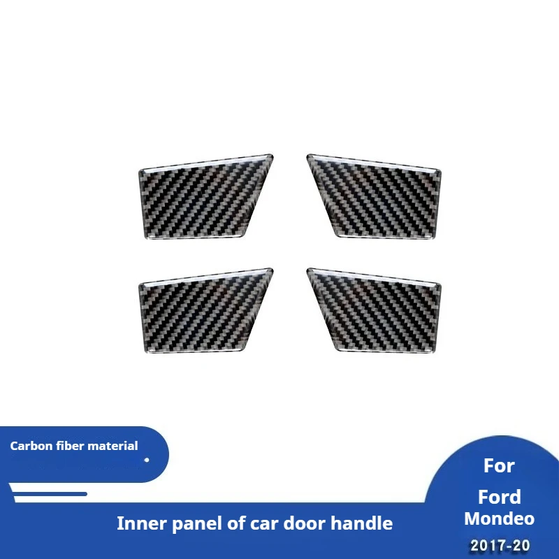 

For 11-19 Ford Mondeo Door Inner Door Bowl Carbon Fiber Decorative Sticker Interior Modification Accessories