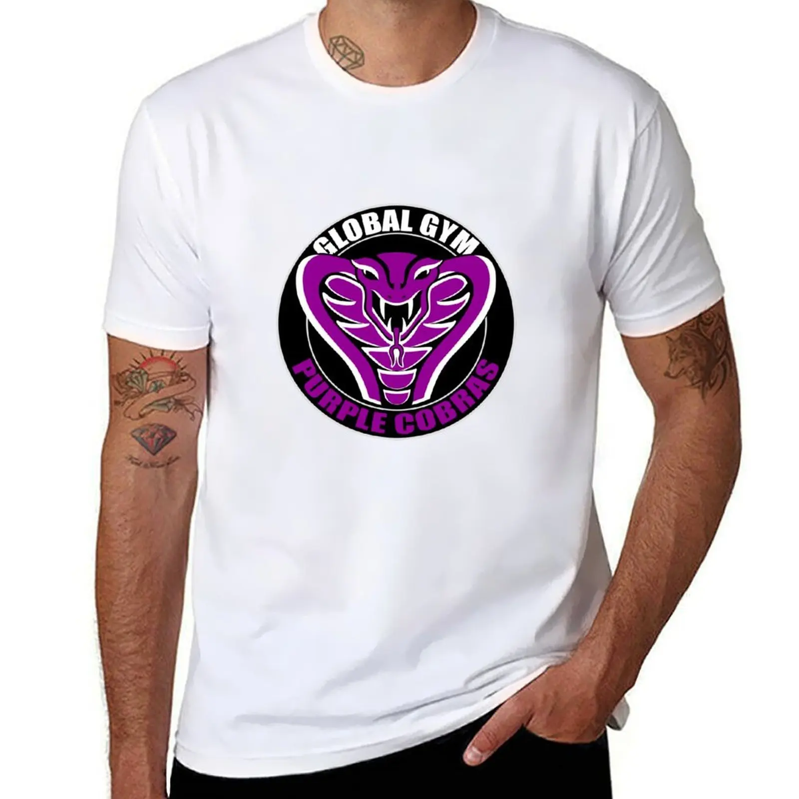 

Purple Cobras T-Shirt t shirts for man graphic tees t shirt man cotton T-Shirt