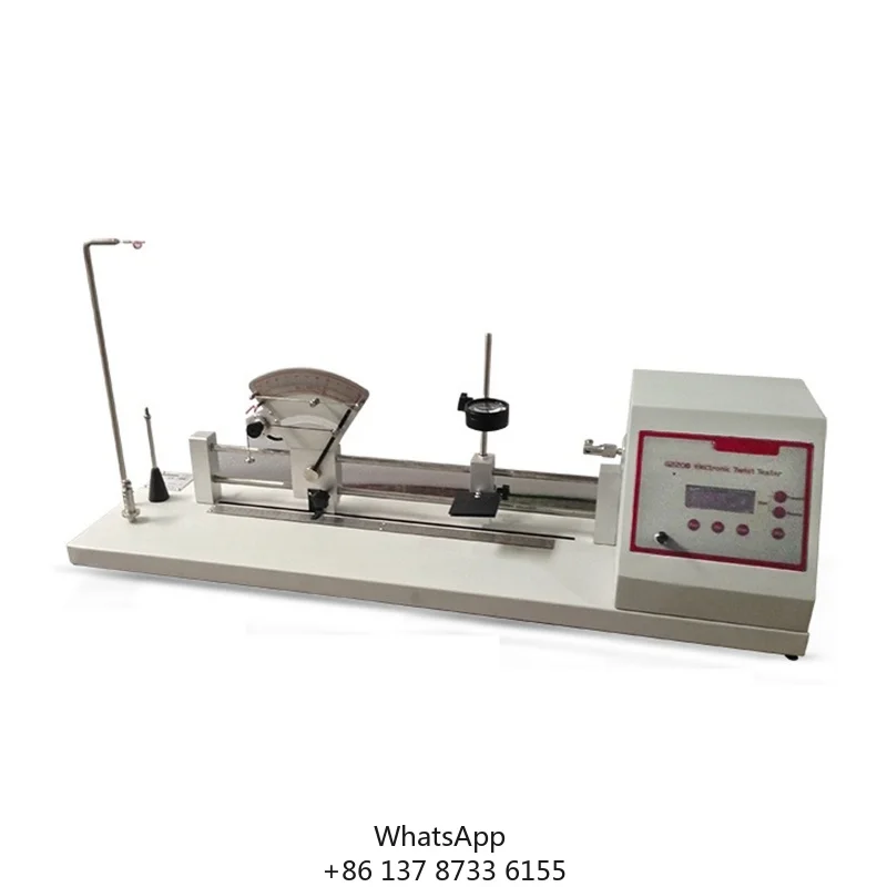 D1422 BS 2085 Electric Yarn Twist Meter DIN 53832 ISO 2061 Motorized Yarn Cotton Linen Twist Tester