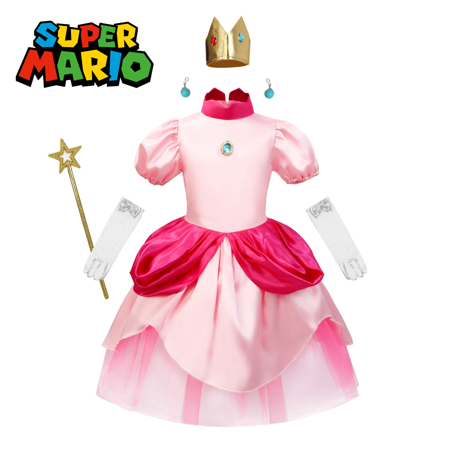 

Princess Dress Girls Cos Brigitte Children's Dress Performance Costume Performance