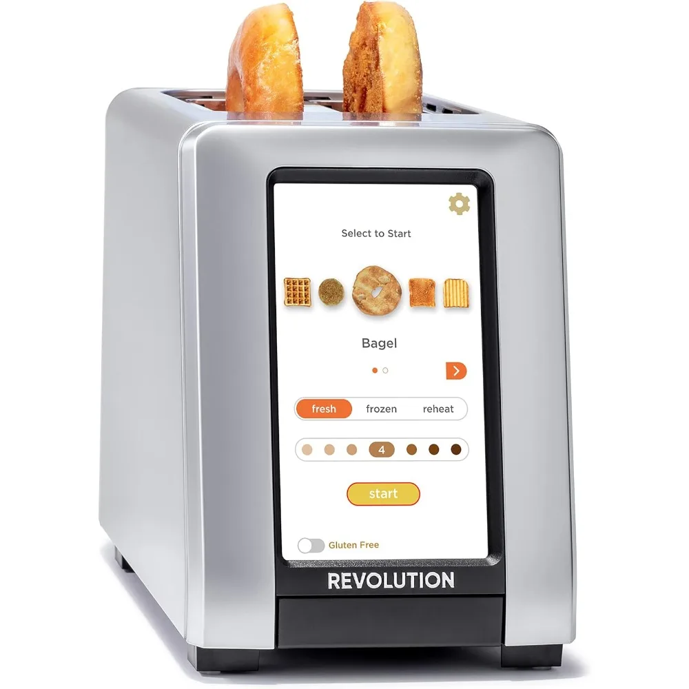 

R270 High-Speed Touchscreen Toaster – 2-Slice Smart Toaster w/Patented Technology, Gluten-Free & Panini Sandwich