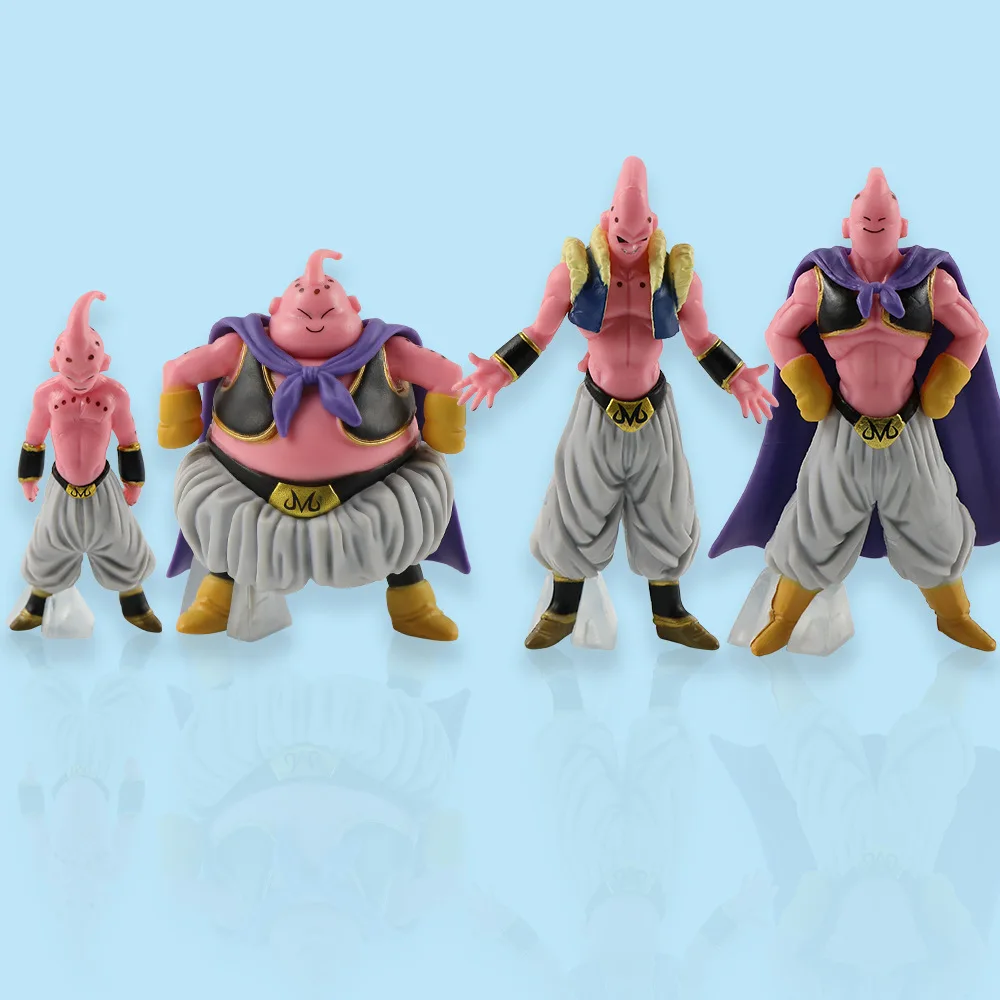 1/8pcs/Set Dragon Ball ZERO Majin Buu Figurine DBZ Figure Super Saiyan Action Figures Collection PVC Model Statue Children Gifts image 4