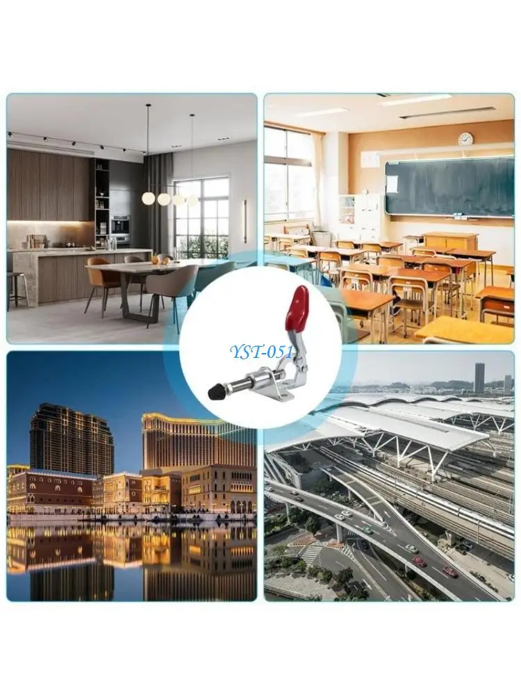 

E15A GH-301-AM Woodwork LeverClamps 45Kg Antislip Vertical Toggle Clamps Push-pull Clip