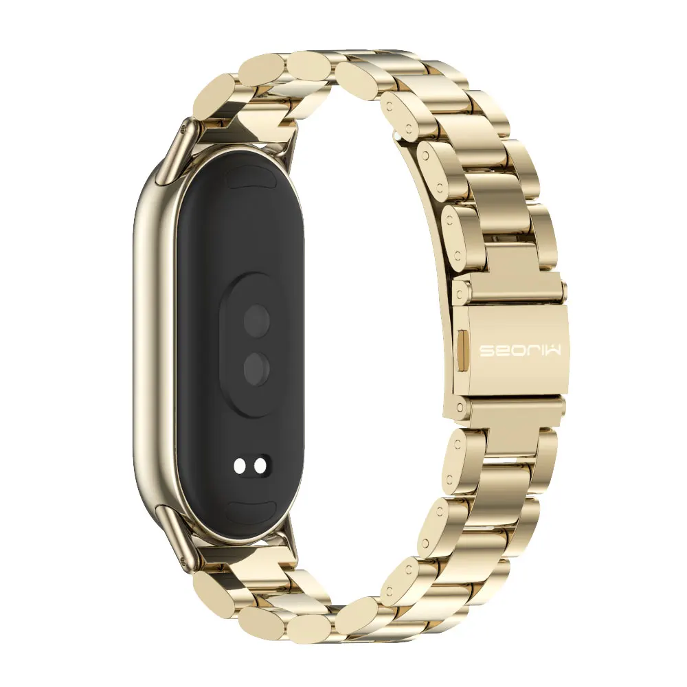 Strap for Mi Band 8 Bracelet Metal Wristbands for Xiaomi Smart Band 9 Watch Stainless Steel Miband 8 9 Replacement Accessories