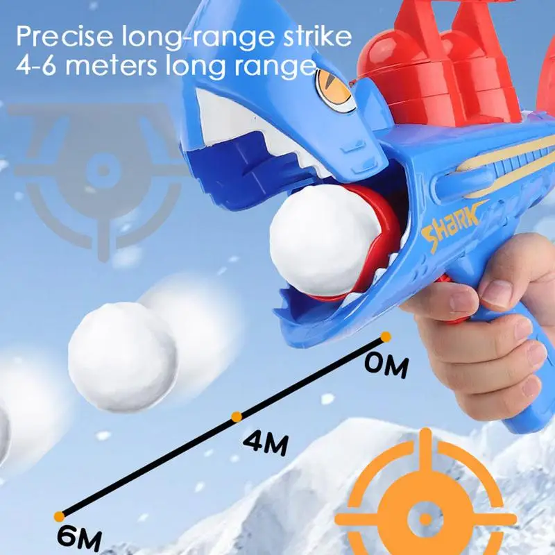 Snow Ball Maker for Kids Winter Snow Ball Shooter for Outdoor Safe and Fun Snow Fight Toys Creative Kid toys Toy Gift Boys Girls