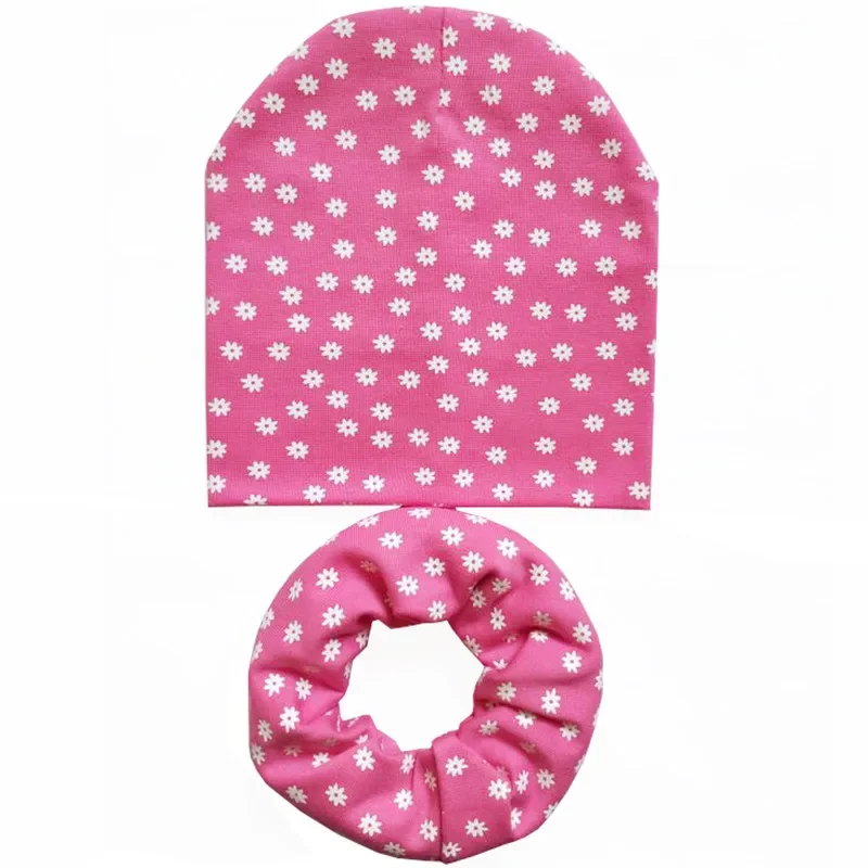New Autumn Winter Cotton Baby Hat Boys Girls Warm Cap Scarf Infant Hats Set Baby Girls Hat Children Beanie Hat Spring Baby Cap