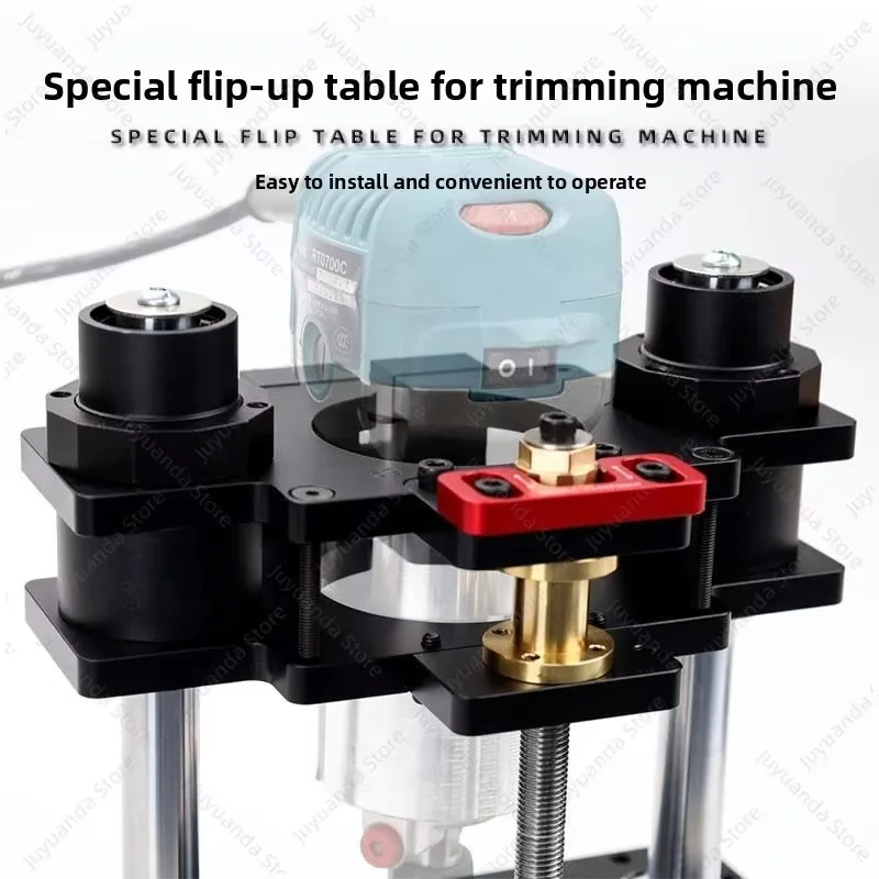 GD709 Inverted Lifting Table, Woodworking Workbench for Trimming Machine Electric Router Edge Carving Groove Cutting