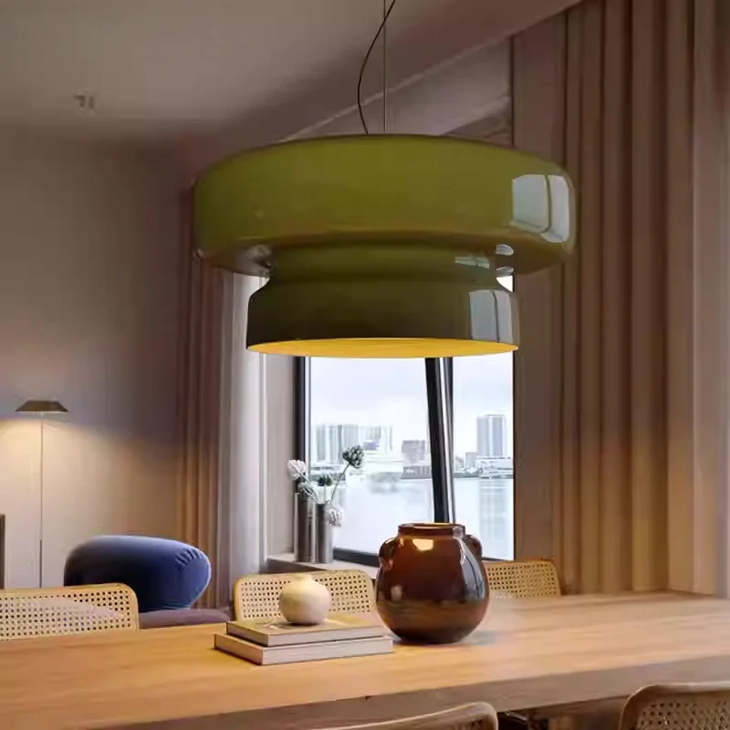 Lámpara colgante de restaurante bohemio Marset español, arte creativo de diseño, lámpara de ambiente de barra de cristal colorida