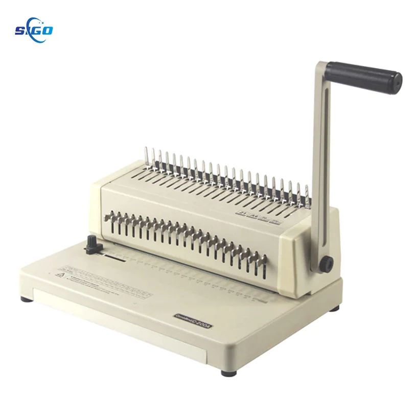 Easy For Bind Heavy Duty 25 Sheets Manual Punch Plastic Comb Binding Machine SG-C25A