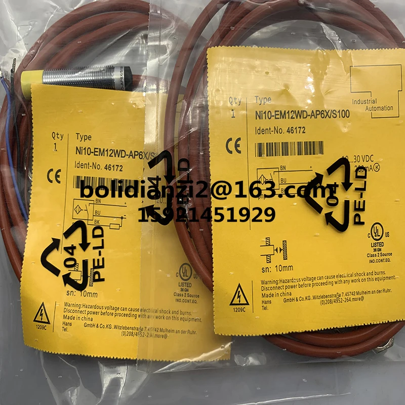 Sensor de interruptor de proximidad, nuevo, NI10-EM12WD-AP6X/S100, disponible