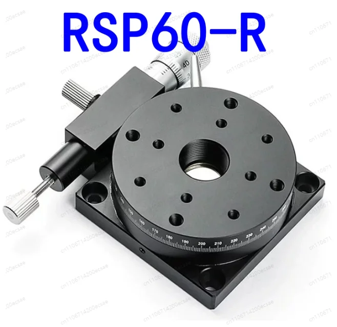 360° Fine Adjustment Angle Indexing Plate RS40 RS60 R‑axis Manual Rotary Displacement Sliding Table