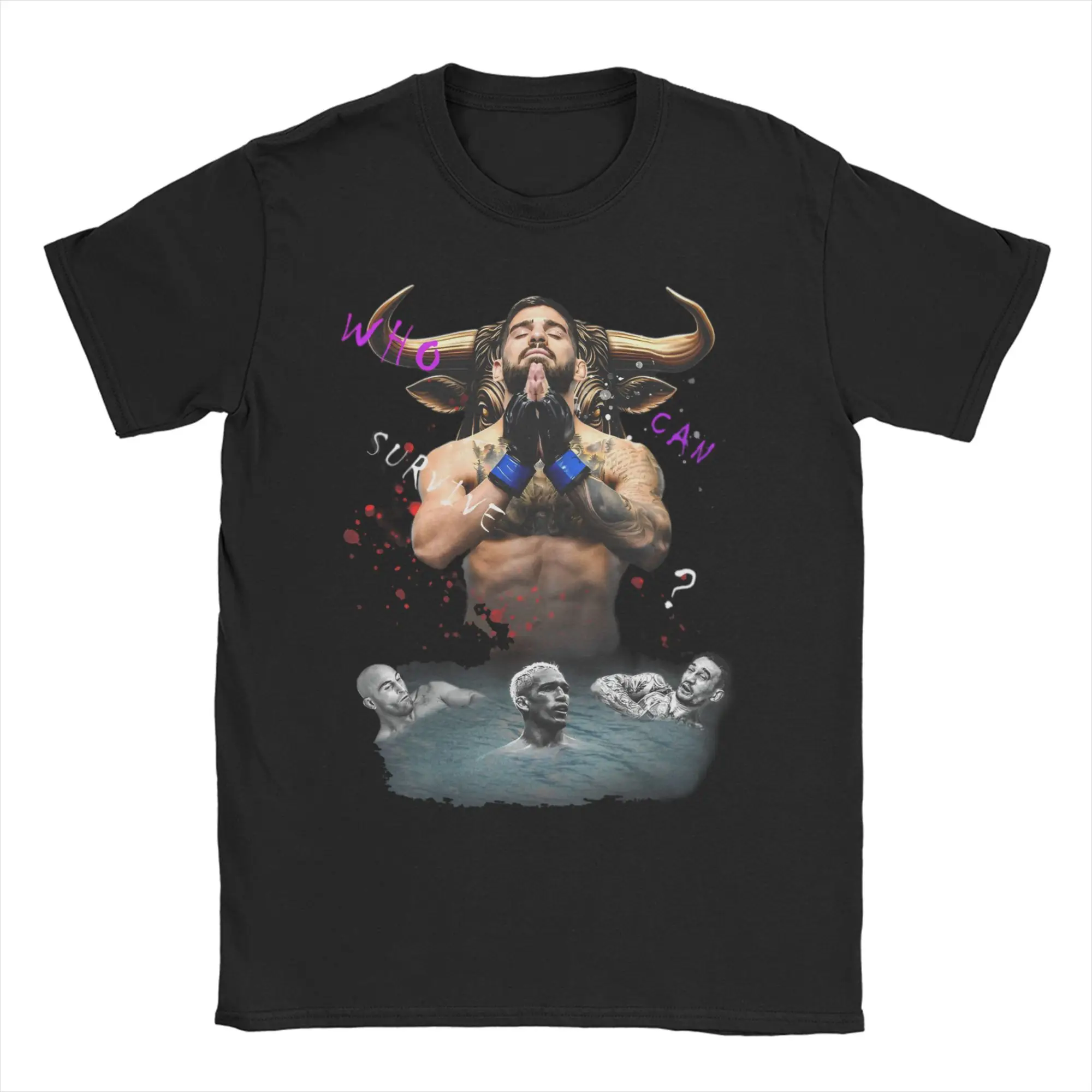 

Ilia Topuria Boxer Matador T-Shirt for Men Women Round Collar Pure Cotton T Shirt Fighting Gym Short Sleeve Tees Adult Clothing