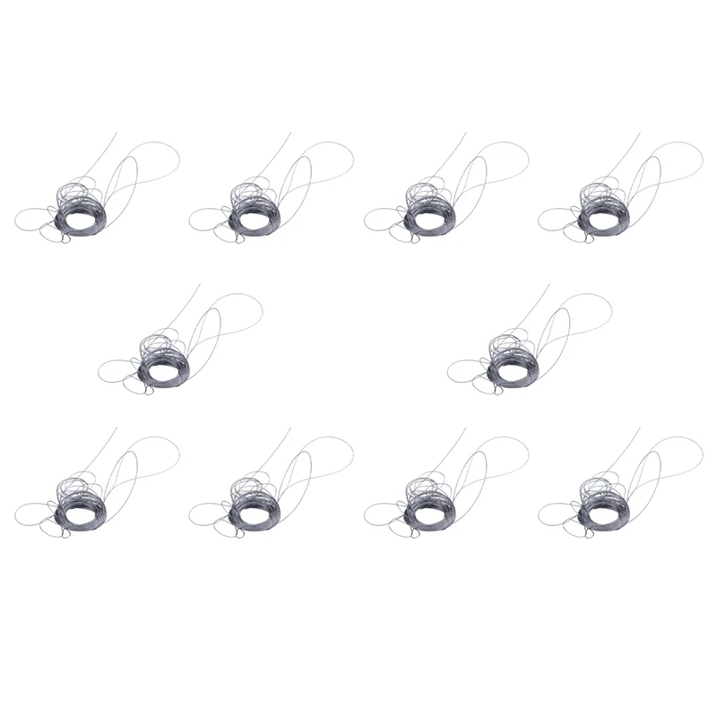 

10X STAINLESS Steel Wire Rope Cable Rigging Extra, Length:15M Diameter:1.0Mm-ABQU