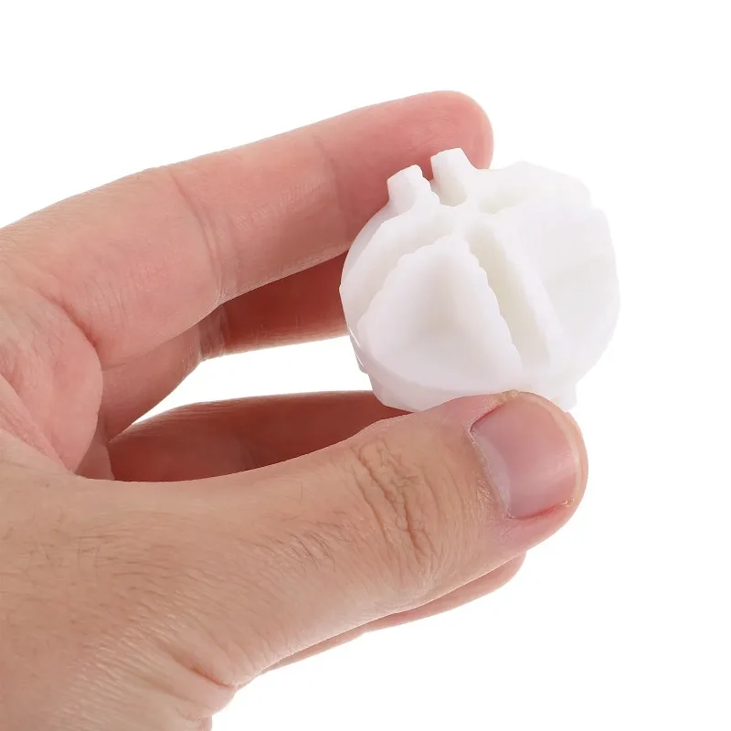10Pcs Ball-Type White Clips for Wire Grid Cube Shelving Closet Organizer Multi-Slot Storage Cabinet Buckle Compact Design