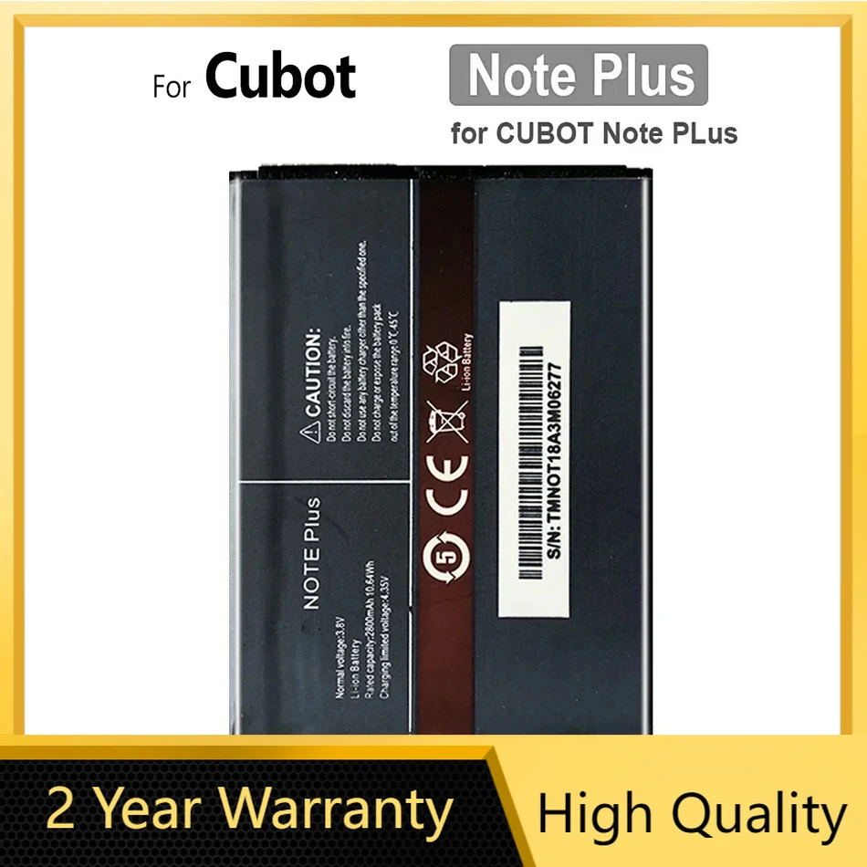 

2800mAh Battery For CUBOT Note Plus, Batterij