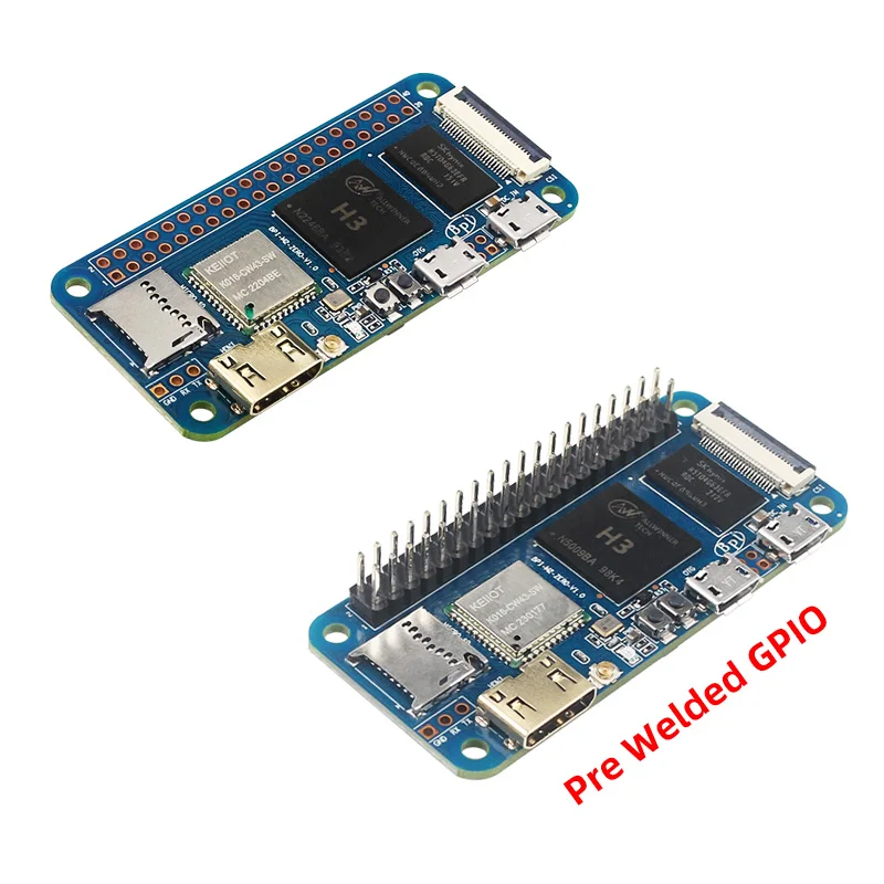 Banana Pi M2 Zero BPI-M2 Zero Alliwnner H3 Cortex-A7 WIFI & BT Same Size as Raspberry Pi Zero 2 W Optional Case Power Supply