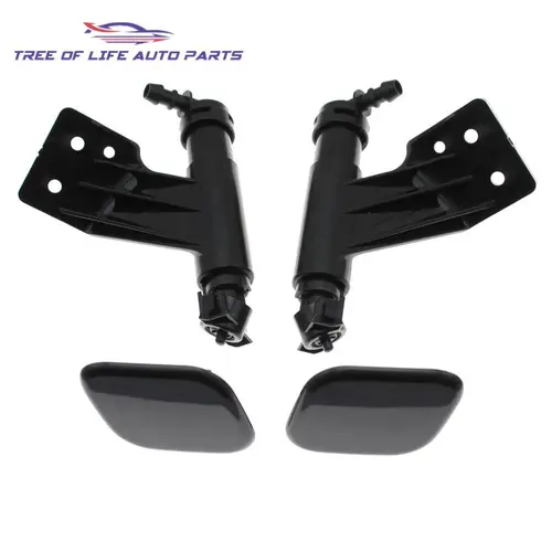 Imagen 2 del producto Boquilla de lavado de faros delanteros para KIA Sorento 2013 2014, bomba de pulverización de limpieza de faros + tapa de cubierta OEM #98671-2P500 98672-2P500